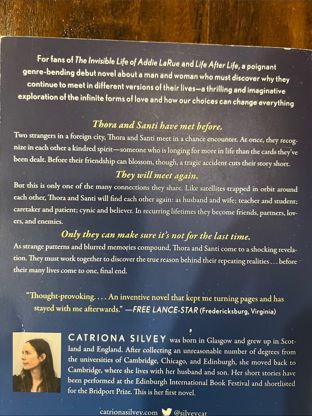 Meet Me in Another Life by Catriona Silvey - INTERNATIONAL BESTSELLER - Picture 5 of 5